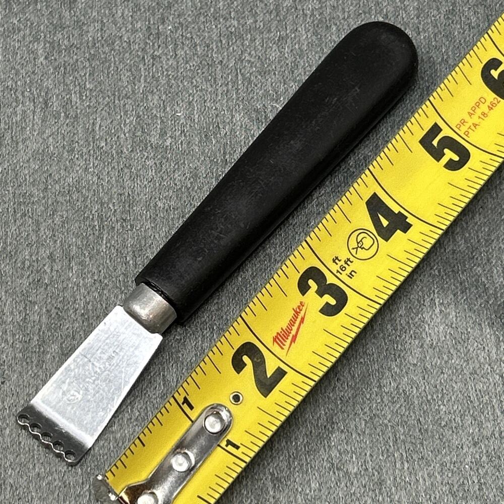 Vintage Citrus Zester Peeler Stainless Steel Inox Made in France Black Handle